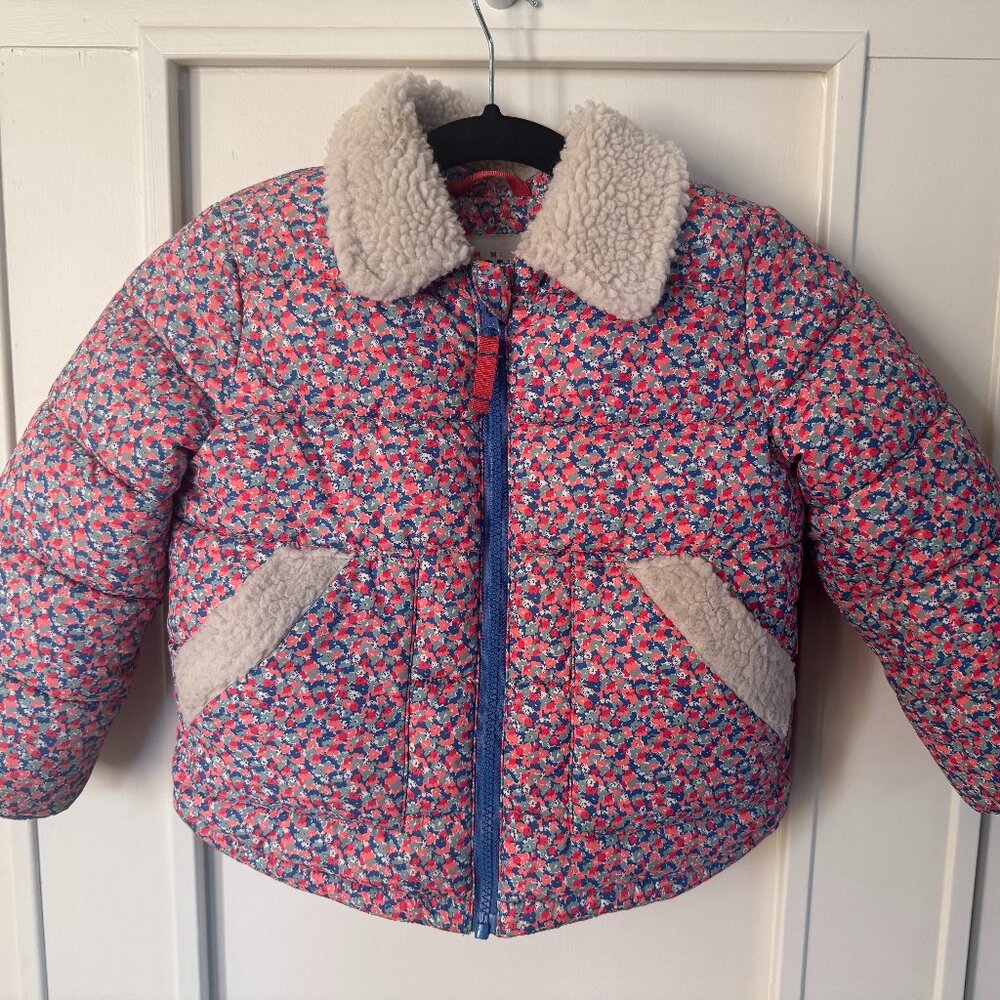 Borg Detail Padded Jacket